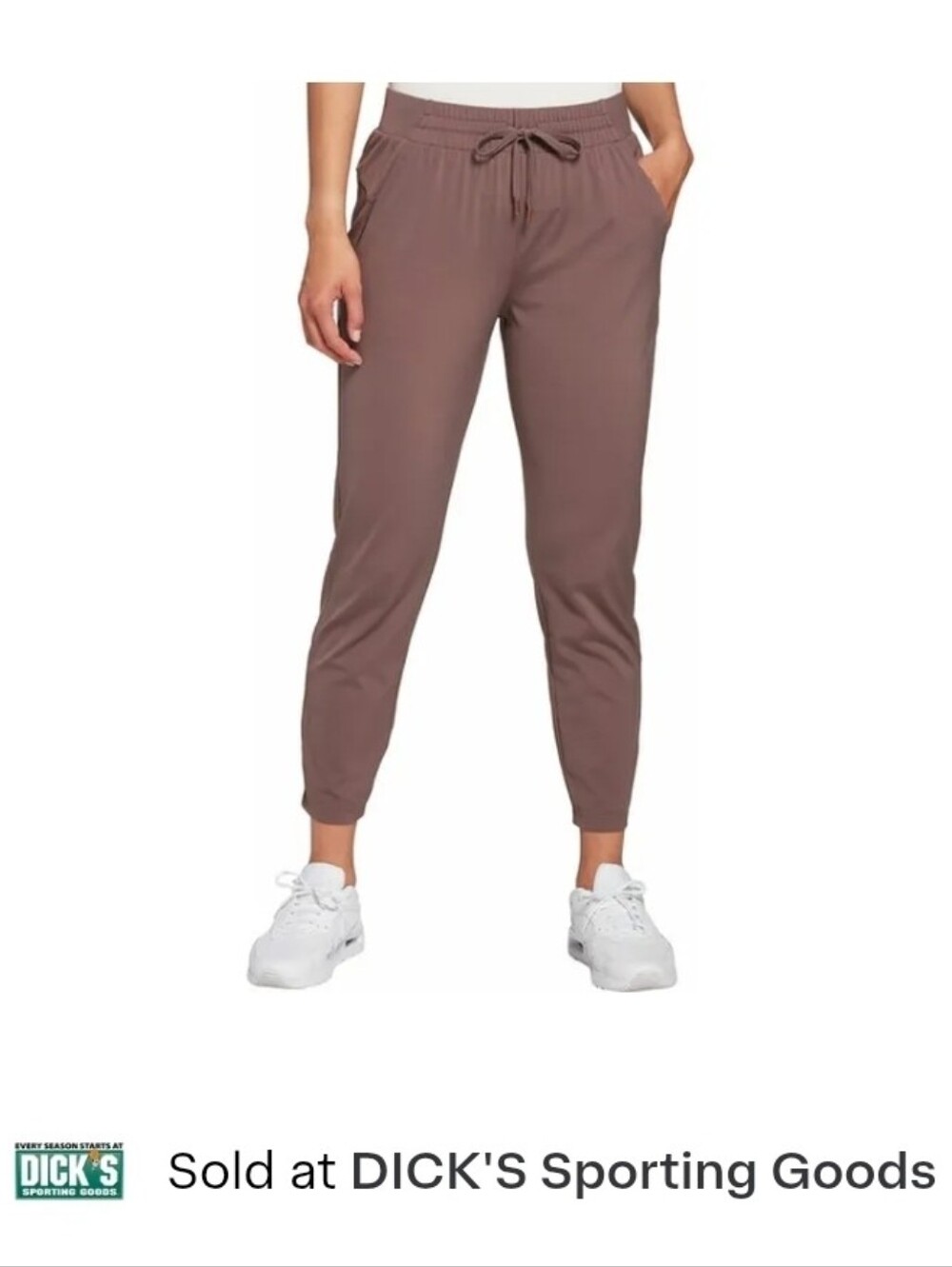 CALIA Yoga Jogger Pants in Camel Brown Womans Medium